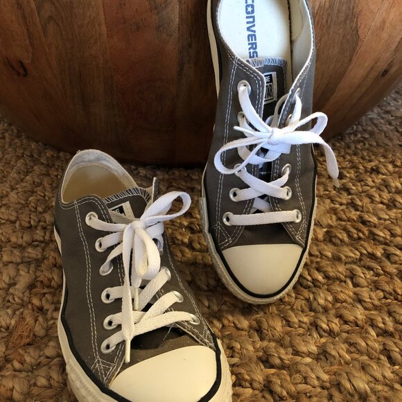 Gray Converse Sneakers, Women's Size 9 - Picture 13 of 13